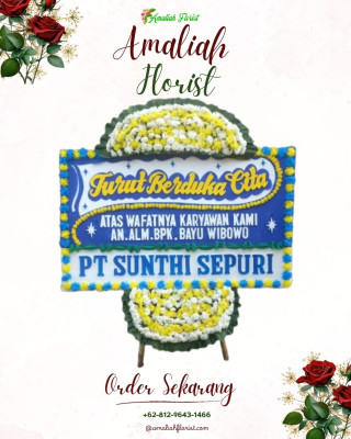 Papan Bunga Duka di Pedan