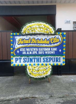 Papan Bunga Duka di Pedan
